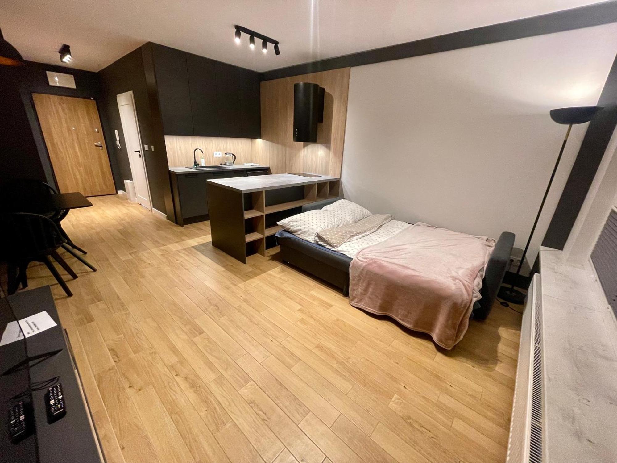 Time&House Pileckiego Przy Centrum Onkologi I Klinice Novum Apartament Na Wylacznosc Pokoj,Sypialnia,Lozko, Lazienka,Kuchnia Appartement Warschau Buitenkant foto