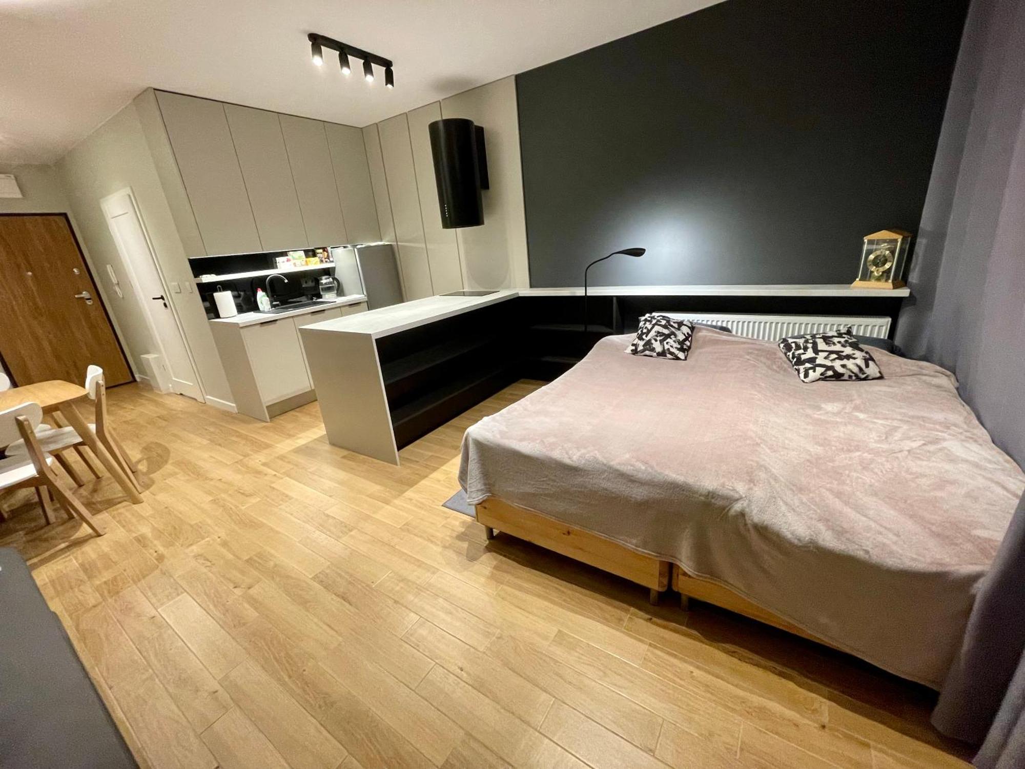 Time&House Pileckiego Przy Centrum Onkologi I Klinice Novum Apartament Na Wylacznosc Pokoj,Sypialnia,Lozko, Lazienka,Kuchnia Appartement Warschau Buitenkant foto