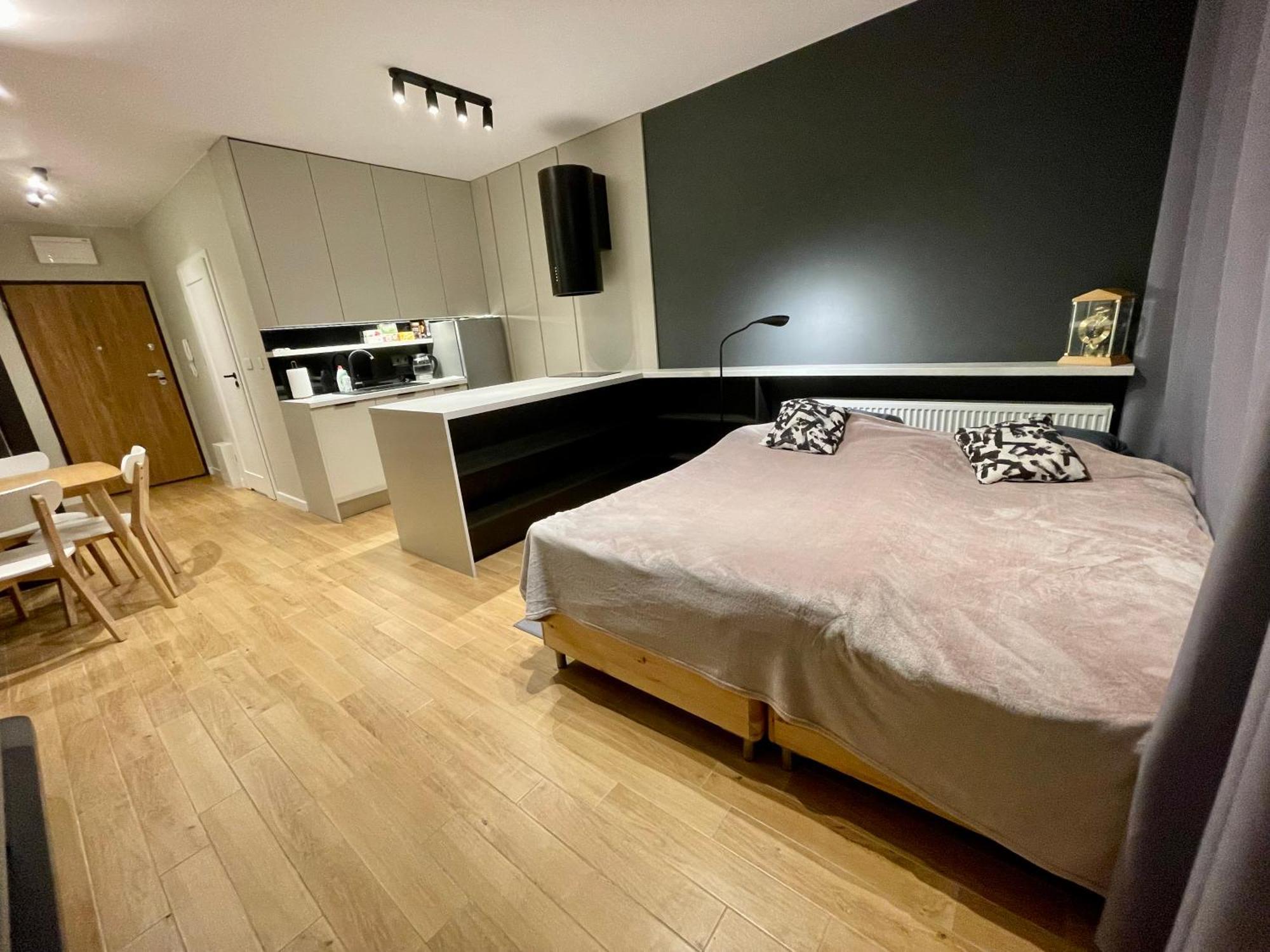 Time&House Pileckiego Przy Centrum Onkologi I Klinice Novum Apartament Na Wylacznosc Pokoj,Sypialnia,Lozko, Lazienka,Kuchnia Appartement Warschau Buitenkant foto